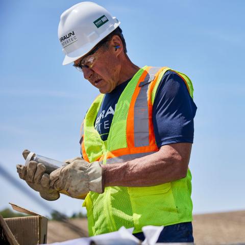 Man in PPE